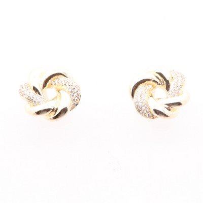 Orecchini Domar Gioielli Donna Dolù Bijoux orecchini in Ottone ipoallergenico Cubic Zirconia EZB125277 - EZB125277